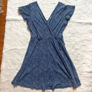 Kaileigh Kaela Faux Wrap Knit Dress